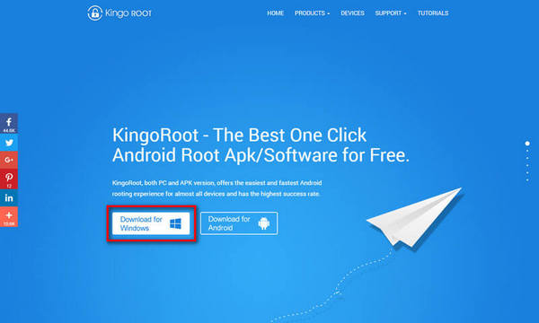 Download KingoRoot(Windows), the best one-click Android root tool.